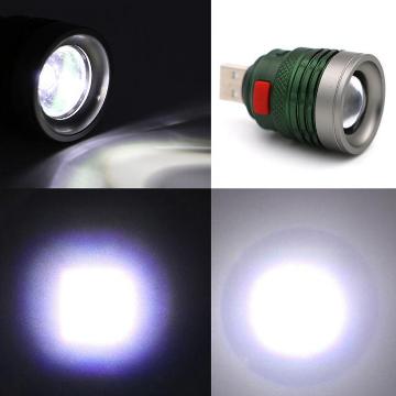Яркий USB фонарь с регулировкой луча света