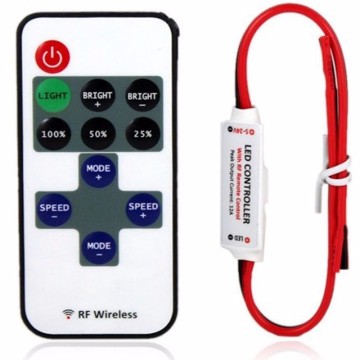 Светодиодный диммер с пультом управления от 5 до 24 вольт