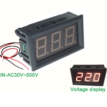 Цифровой вольтметр в корпусе 30 - 500 В