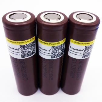 Высокотоковые аккумуляторы Liitokala формата 18650 от 1 акб, 3000мАч 30А
