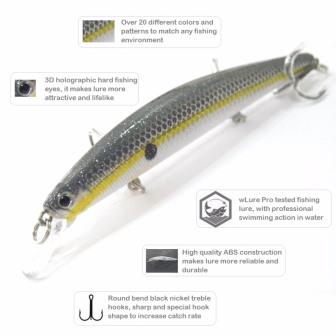 Плавающий минноу 12,7 см 12,5 г (копия DUO Moab)