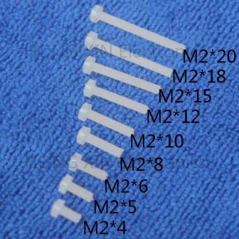 Винты М2 нейлон