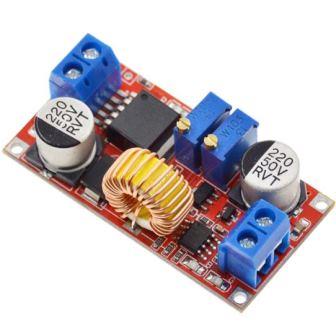 Понижающий преобразователь вх. 4-38V, вых. 1,25-36V ток 5А, регулировка тока и напряжения