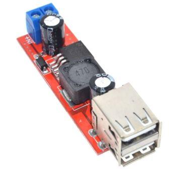 Понижающий преобразователь вх. 6-40V, вых. 5V ток 3А, USB