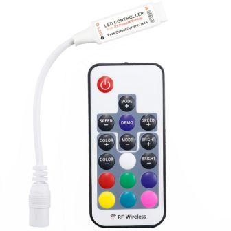 Светодиодный RGB диммер с пультом управления от 5 до 24 вольт