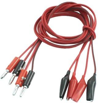 Кабель банано-крокодиловый