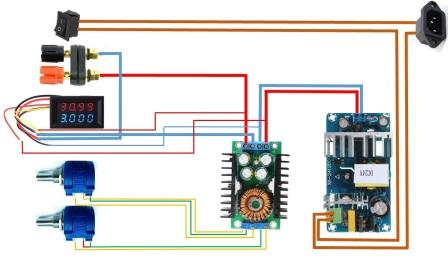 Регулируемый блок питания на 24 В