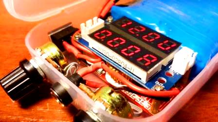 Мини блок питания с АКБ