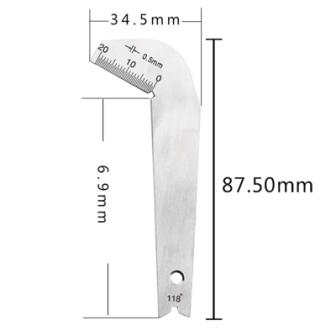 Шаблон для заточки сверл