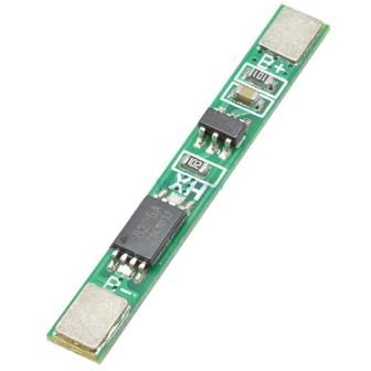 Плата защиты для 1 аккумулятора BMS 1S 3,7В 2,5А