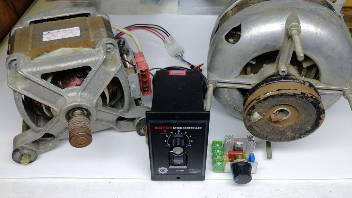 Подключение двигателя от стиральной машины